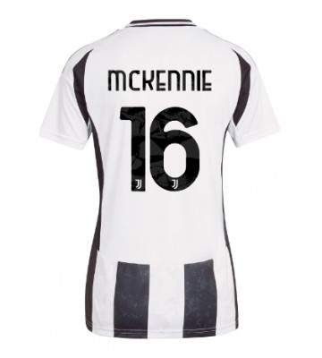 Juventus Weston McKennie #16 Primera Equipación Mujer 2024-25 Manga Corta